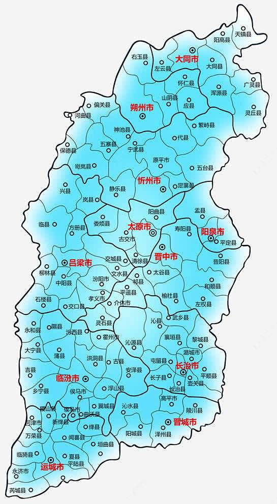 山西地图(山西地图高清版大图) 山西地图(山西地图高清版大图)