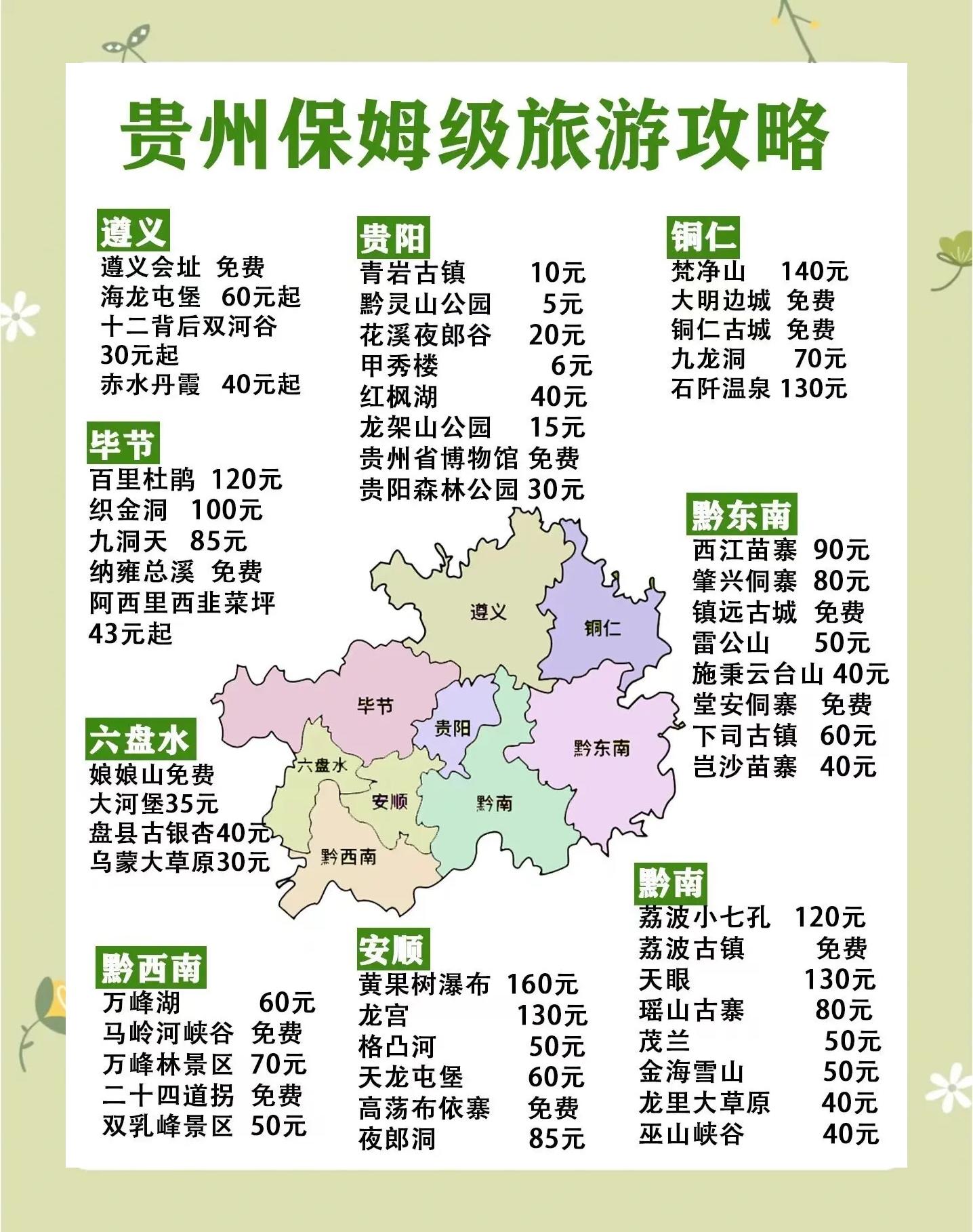 贵州省旅游攻略(贵州旅游团报名三日游)