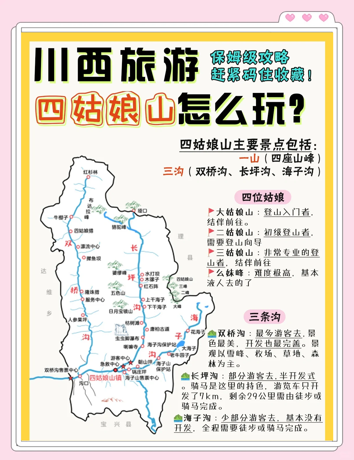 四姑娘山自驾游攻略(四姑娘山自驾旅游路线)