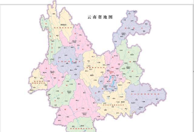 云南地图(云南地图高清版图)